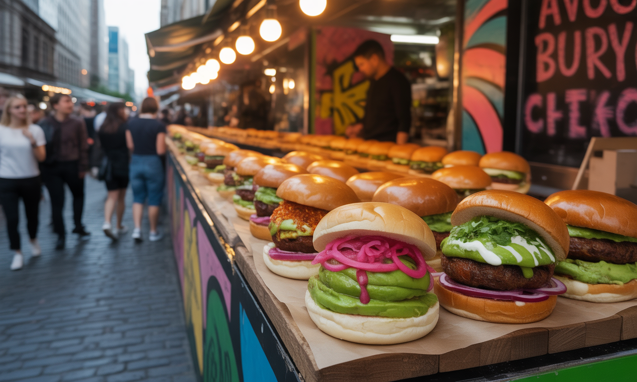 découvrez le battle food 69 avec l'irrésistible avocado burger ! un savoureux mariage d'avocat crémeux et de viande grillée, le tout servi dans un pain moelleux. parfait pour les amateurs de cuisine innovante et gourmande. ne manquez pas cette expérience culinaire unique !
