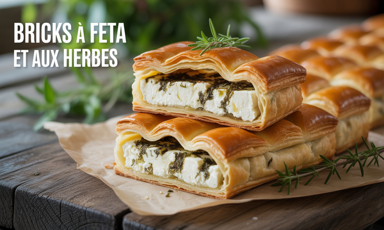découvrez une délicieuse recette de bricks à la feta et aux herbes, alliant croustillant et saveurs méditerranéennes. parfaites en apéritif ou en plat principal, ces bricks raviront vos convives avec leur goût raffiné et leur texture dorée.