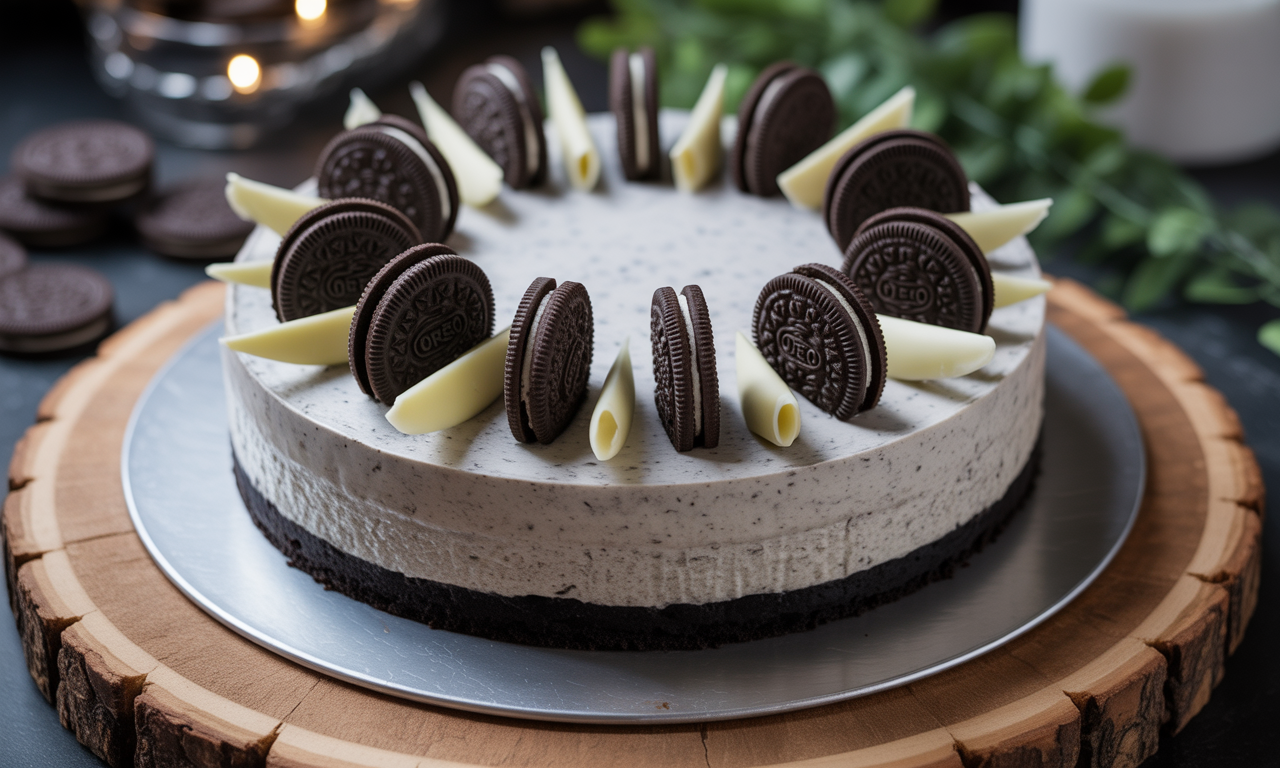 découvrez notre délicieuse recette de cheesecake oreo, un dessert crémeux alliant la douceur du fromage et le goût irrésistible des biscuits oreo. parfait pour les amateurs de sucré et facile à réaliser, ce cheesecake séduira vos invités lors de toutes vos occasions spéciales.