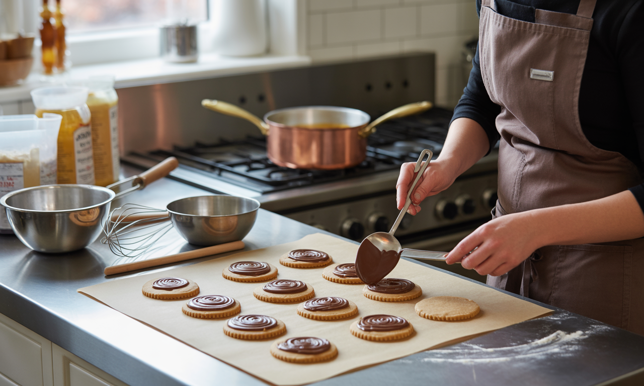 découvrez les délicieux cookies aux cacahuètes et chocolat au lait d'éric kayser. une recette gourmande qui marie le croustillant des noix avec la douceur du chocolat, idéale pour un moment de plaisir sucré.