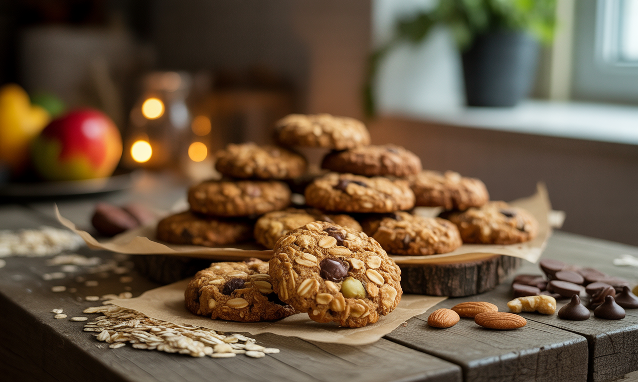 découvrez nos délicieux cookies granola, une gourmandise saine alliant croquant et douceur. parfait pour un en-cas énergisant ou un petit plaisir sans culpabilité !