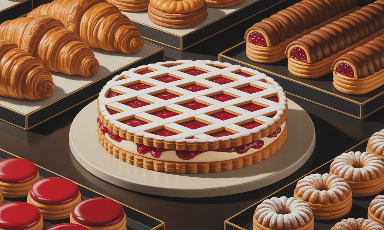 découvrez la délicieuse recette de linzertorte de christophe felder, un dessert traditionnel autrichien alliant une pâte sablée aux amandes, une confiture de framboises savoureuse et un croustillant irrésistible. parfait pour les gourmands et les passionnés de pâtisserie.