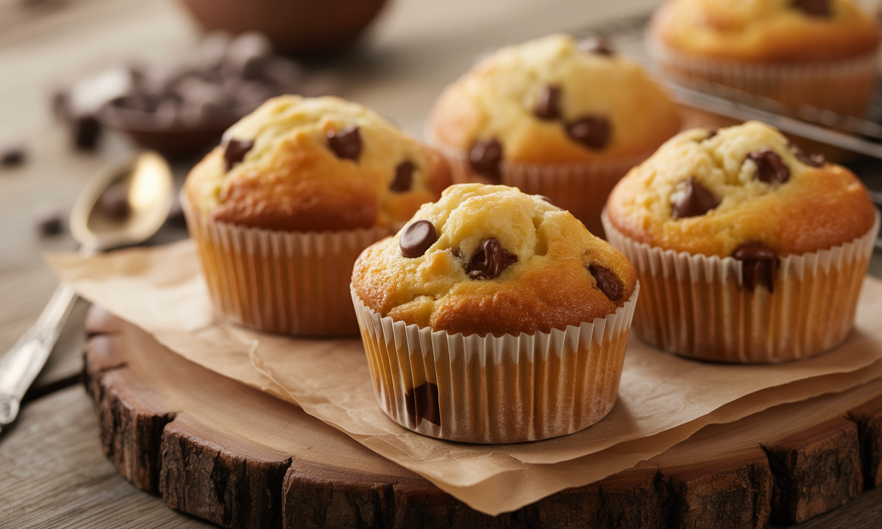 découvrez nos délicieux muffins aux pépites de chocolat et à la ricotta, alliant moelleux et gourmandise. parfaits pour le petit déjeuner ou en-cas, cette recette savoureuse ravira les amateurs de chocolat. préparez-vous à fondre de plaisir avec chaque bouchée!