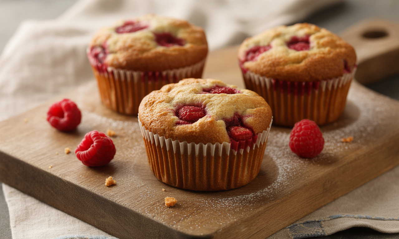 savourez des muffins moelleux à la délicieuse combinaison de speculoos et de framboises. parfaits pour le petit-déjeuner ou le goûter, ces douceurs allient le croquant des biscuits épicés et l'acidité des fruits rouges. une recette gourmande à essayer absolument !