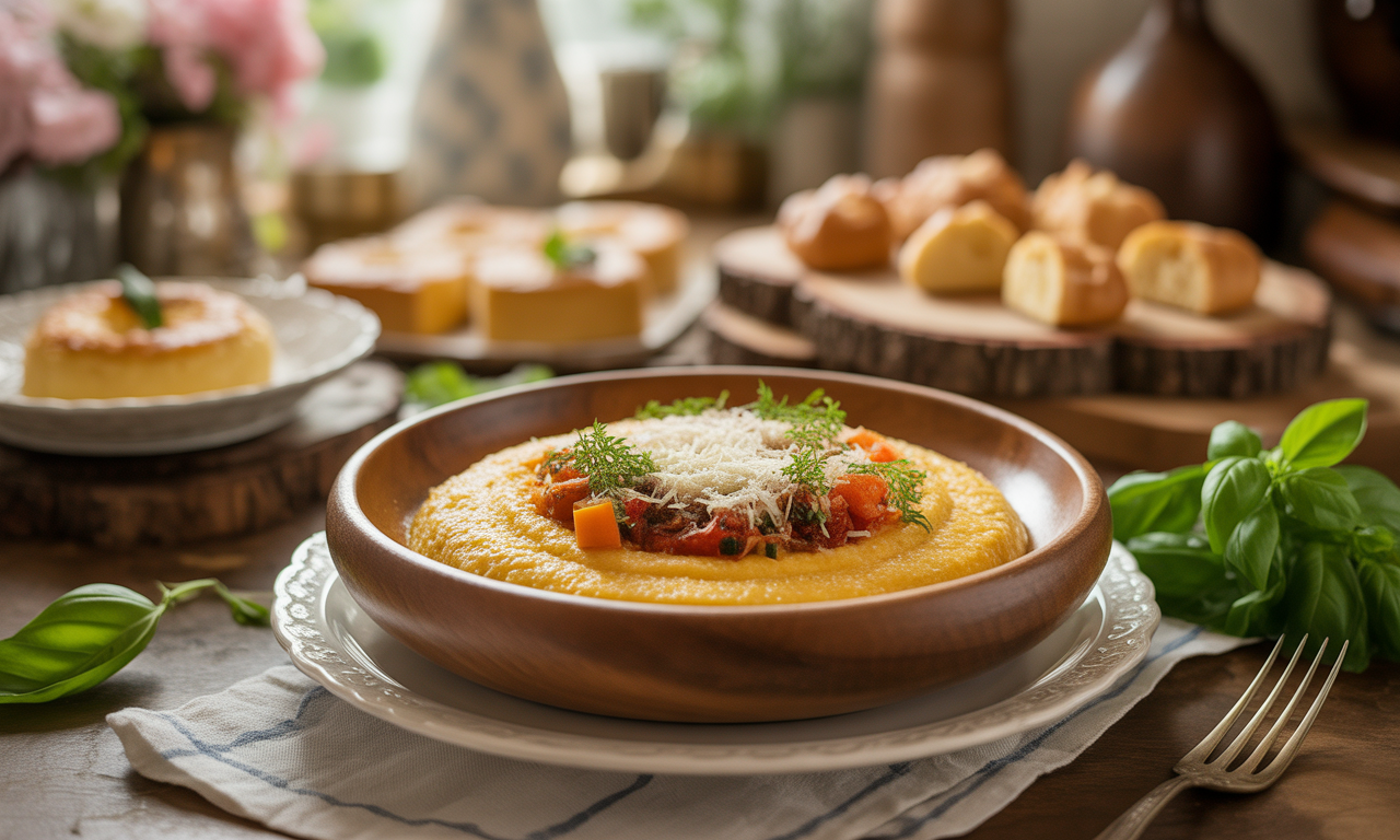 découvrez la recette incontournable de la polenta de mamie, un plat réconfortant et savoureux qui ravira petits et grands. facile à préparer, cette polenta onctueuse est idéale en accompagnement ou en plat principal. plongez dans les traditions culinaires et redécouvrez le goût authentique des recettes de nos grands-mères.