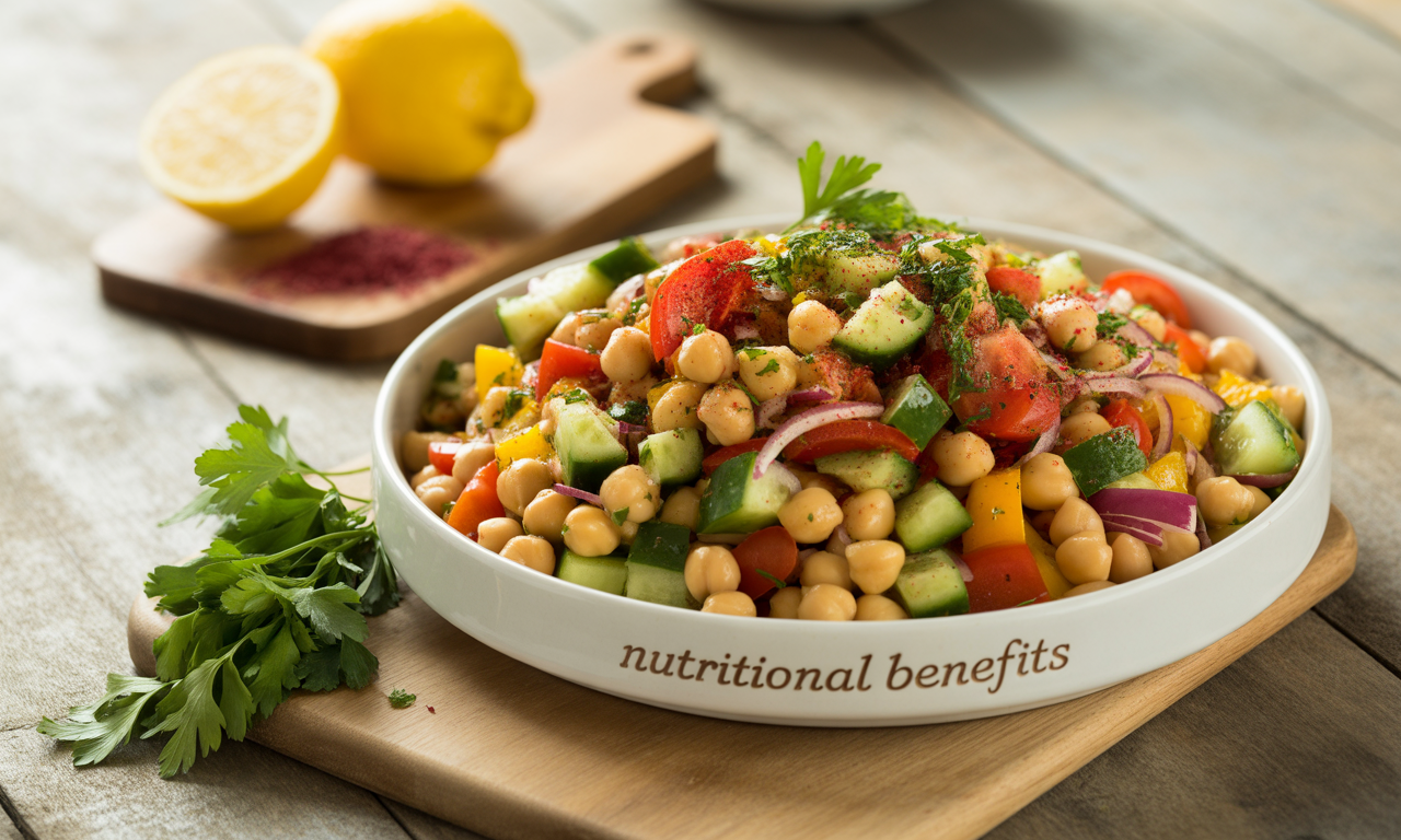 découvrez notre recette de salade libanaise aux pois chiches, un mélange savoureux de fraîcheur et de nutrition. idéale pour un repas léger ou un accompagnement plein de saveurs, cette salade associe des ingrédients frais tels que tomates, concombre et herbes aromatiques, le tout relevé d'une vinaigrette citronnée. parfaite pour impressionner vos invités ou pour un déjeuner sain, laissez-vous séduire par cette délicieuse spécialité du moyen-orient !