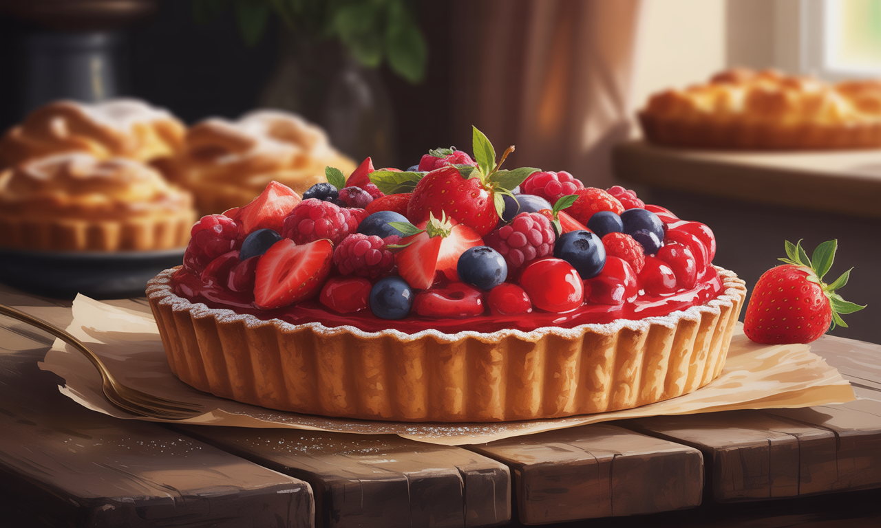 découvrez notre délicieuse tarte crumble aux fruits rouges, une harmonie parfaite entre le croustillant du crumble et la douceur acidulée des fruits. idéale pour les amateurs de desserts fruités, cette recette ravira vos papilles à chaque bouchée.
